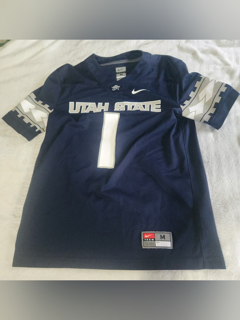Vintage Y2K Nike Team Utah State Aggies Football Jersey #1 – Men's Medium